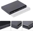 Black Aluminium Card Holder